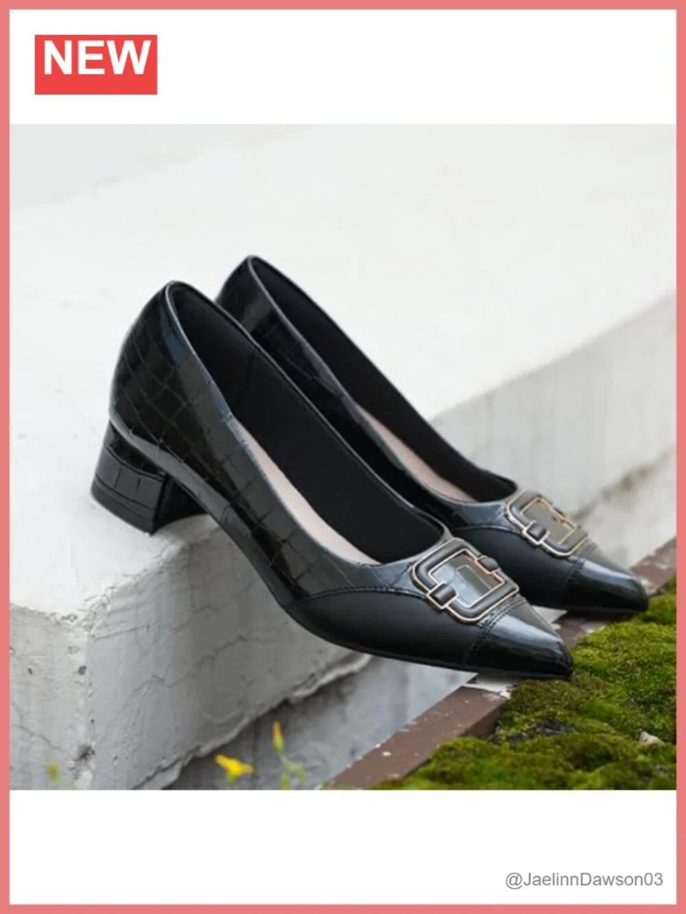 Women Orthopedic Loafers Low Heel Bunion Dress Shoes Faux Leather Slip-On